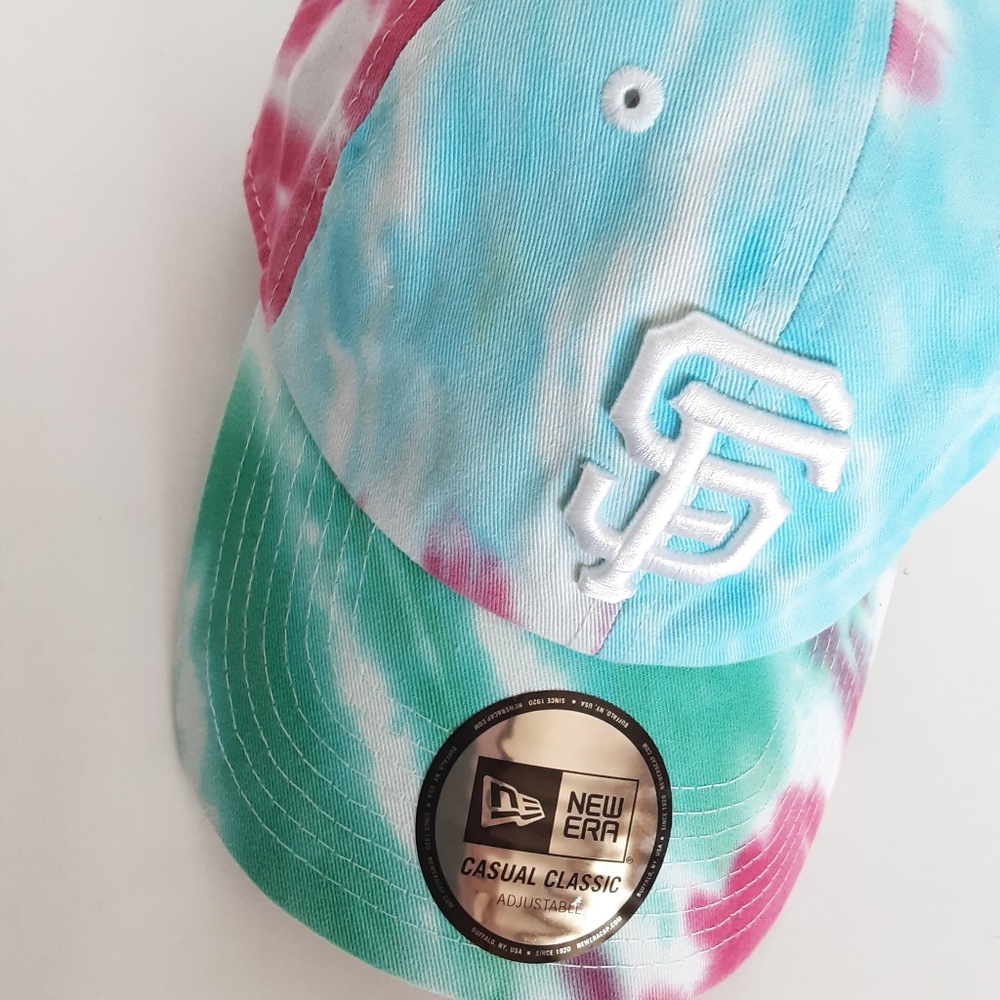 NEW ERA CASUAL CLASSIC SAN FRANCISCO GIANTS MLB TIE DYE HAT - Picture 2 of 7